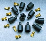 Taylor Distributor and Coil Boot Terminal Kits 46059 Boots Terminals, Black, Socket, Straight Boots, 8mm, Set of 10 thumbnail 4