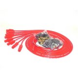 Taylor 8mm Pro Wire Universal Spark Plug Sets 70255 Wires, Wire, Resistor Core, RFI Suppression, 8mm, Red, Straight Boots, Universal, L8/V8, Set thumbnail 2