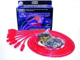 Taylor 8mm Pro Wire Universal Spark Plug Sets 70255 Wires, Wire, Resistor Core, RFI Suppression, 8mm, Red, Straight Boots, Universal, L8/V8, Set thumbnail 3
