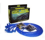 Taylor High Energy Spark Plug Wire Sets 60651 Wires, Hi-Energy, Spiral Core, RFI Suppression, 8mm, Blue, 90 Degree Boots, Universal, L8/V8, Set thumbnail 3