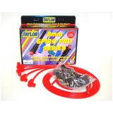 Taylor Spiro-Pro Spark Plug Wire Sets 73237 Wires, Spiro-Pro, 8mm, Red, 90 Degree Boots, Universal, L4/V4, Set thumbnail 2