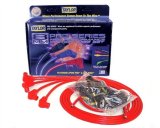Taylor Spiro-Pro Spark Plug Wire Sets 73237 Wires, Spiro-Pro, 8mm, Red, 90 Degree Boots, Universal, L4/V4, Set thumbnail 3