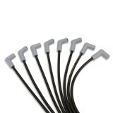 Taylor ThunderVolt 8.2mm Spark Plug Wire Sets 86032 Wires, ThunderVolt, Spiro-Wound, 8.2mm, Black, 135 Degree Boots, Chevy, Big Block, V8, Set thumbnail 3