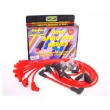 Taylor Spiro-Pro Spark Plug Wire Sets 74258 Wires, Spiro-Pro, 8mm, Red, 135 Degree Boots, Ford, Lincoln, Mercury, 5.0/5.8L, V8, Set thumbnail 2