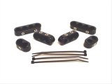 Taylor Clamp-Style Wire Separators 42700 Ignition Loom/Separator, Nylon, Black, 7-8mm, Set of 6 thumbnail 1