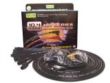 Taylor 409 Pro Race Universal Spark Plug Wire Sets 79055 Wires, Race, Spiro-Wound, 10.4mm, Black, Straight Boots, Universal, L8/V8, Set thumbnail 3