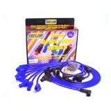 Taylor Spiro-Pro Spark Plug Wire Sets 74658 Wires, Spiro-Pro, 8mm, Blue, 135 Degree Boots, Ford, Lincoln, Mercury, 5.0/5.8L, V8, Set thumbnail 2