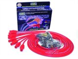 Taylor 8mm Pro Wire Universal Spark Plug Sets 70254 Wires, Wire, Solid Core, 8mm, Red, Straight Boots, Universal, L8/V8, Set thumbnail 4