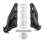 Flowtech Headers 12147FLT Headers, Shorty, Stainless Steel, Black Painted, 1 3/4 in. Primary, Ford, Mustang, 5.0L, Pair, thumbnail 2