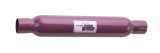 Flowtech Purple Hornie Steel 2.25 Inch Muffler 50225FLT Muffler, Hornie, 2 1/4 in. Inlet/2 1/4 in. Outlet, Steel, Each thumbnail 1