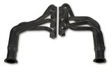 Flowtech Headers 12500FLT Headers, Long Tube, One Piece, 1.5 in. Primary, 3.0 in. Collector, 18 Gauge Steel, 3 Bolt Collector Flange, Painted Temporary Black, Ford, 302, Pair thumbnail 4