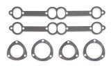Flowtech Replacement Header Gasket Sets 99161FLT Exhaust Gaskets, Header, Fiber, Stock Port, Chevy, Small Block, Kit thumbnail 1