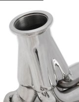 Flowtech Coyote Turbo Headers 12153FLT Headers, Forward Facing Turbo, V-Band Flanges, 304 Stainless Steel, Polished, Ford, Modular V8, Coyote, Pair thumbnail 2