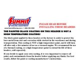 Flowtech Headers 13130FLT Headers, Long Tube, Steel, Painted, Dodge, Plymouth, B, E, Body, Big Block, B, RB, Pair thumbnail 3
