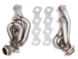 Flowtech Shorty Headers 12148FLT Headers, Shorty, Stainless Steel, Natural, Ford, Pair thumbnail 1