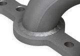 Flowtech LS Turbo Headers 31537FLT Headers, Turbo, Forward and Up, Stainless Steel, Silver Ceramic Coated, 3.00 in. Collector Diameter, Round Port, Chevrolet, Small Block LS, Pair thumbnail 4
