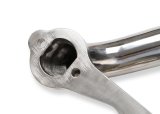 Flowtech Headers 11570FLT Headers, Turbo, Up and Forward, 304 Stainless Steel, Polished, 1.750 in. Primary, 2.50 in. V-Band Collector, Chevrolet, Small Block Gen I, Pair thumbnail 8