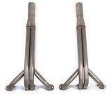 Flowtech Headers 11545FLT Headers, Upright, 1 5/8 in. Primary, 3 in. Collector, Stainless Steel, Natural, Chevy, Small Block, Pair thumbnail 1