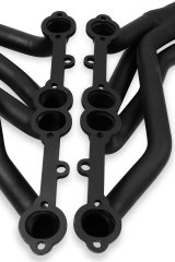 Flowtech Afterburner Headers 49100FLT Headers, Afterburner, Long Tube, Steel, Painted, GM, Car with Chevy, Small Block, Pair thumbnail 5