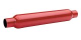 Flowtech Red Hots Steel 2 Inch Muffler 50250FLT Muffler, Hots, in. Inlet/2 in. Outlet, Steel, Each thumbnail 1