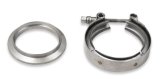 Flowtech Coyote Turbo Headers 12152FLT Headers, Forward Facing Turbo, V-Band Flanges, 304 Stainless Steel, Natural, Ford, Modular V8, Coyote, Pair thumbnail 5