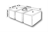 Jaz Products Pro Street 16 Gallons Fuel Cell 252-116-01 Cell, Street, Plastic, Black, Gallons, Foam, 0-90 Ohms Sending Unit, Each thumbnail 1