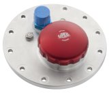 Jaz Products Fuel Cell Cap Assemblies 391-452-06 Cap, 6-bolt, Threaded, Billet Red Anodized, Non-vented, Kit thumbnail 1