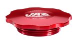 Jaz Products Fuel Cell Cap Assemblies 391-725-06 Cap, 6-Bolt , Threaded, Billet, Red Anodized, Kit thumbnail 2