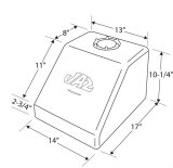 Jaz Products Pro Modified 8 Gallons Fuel Cell 220-108-01 Cell, Modified, Plastic, Black, Gallons, Each thumbnail 2
