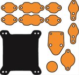 Jaz Products Engine Block-Off Kits 730-001-01 Block Off Kit, Storage, Square Bore Carburetor, Chevy, Small Block, Kit thumbnail 2
