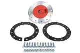 Jaz Products Fuel Cell Cap Assemblies 350-202-06 Cap, Assembly, Flush Mount, Plastic, Red, Steel, Natural, 12 Bolt Holes, Kit thumbnail 3