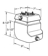 Jaz Products Pro Stock 1.5 Gallons Fuel Cell 220-015-01 Cell, Stock, Plastic, Black, Gallons, Each thumbnail 2