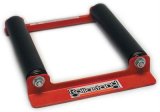 Hardline Products Rollastand Motorcycle Wheel Cleaning Stands RS-00001 Stand, Sportbikes, Steel, Red Powdercoated, Each thumbnail 1