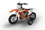 Hardline Products Dirt Bike Training Wheels 1602-UT-H Wheels, 50cc Motorcycles, Universal, Steel, Black Powdercoated thumbnail 3