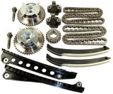 Cloyes Timing Chain Kits 9-0391SBVVT Kit, Link Belt Style, Guides, Tensioners, Tensioner Arms, Steel Gears, VVT, Ford, Lincoln, 5.4L, Kit thumbnail 1