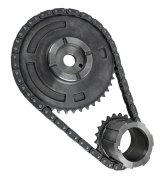 Cloyes Heavy-Duty Timing Sets C-3227 Chain and Gear Set, Single Roller, Steel Sprockets, Buick, Cadillac, Chevrolet, GMC, Hummer, Pontiac, Saab, V8, 4.8L, 5.3L, 6.0L, 6.2L, Set thumbnail 1