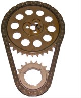 Cloyes Hex-A-Just Timing Sets 9-3149A Chain and Gear Set, Hex-A-Just, Single Roller, Billet Steel Sprockets, Chevy, 454, Set thumbnail 1
