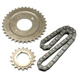 Cloyes Race Billet True Roller Timing Sets 9-3639X3 Chain and Gear Set, Roller, Single, Iron/Steel Sprockets, Cadillac, 368, 425, 472, 500, Set thumbnail 2