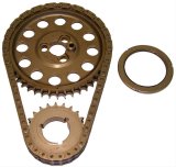 Cloyes Hex-A-Just Timing Sets 9-3100A-10 Chain and Gear Set, Hex-A-Just, Double Roller, -0.010 in., Billet Steel Sprockets, Chevy, Small Block, Set thumbnail 1