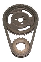 Cloyes Original Race True Roller Timing Sets 9-3100-5 Chain and Gear Set, Roller, Double Roller, -0.005 in., Iron/Steel Sprockets, Chevy, Small Block, Set thumbnail 2