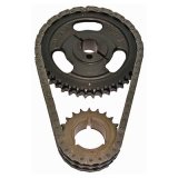 Cloyes Original Race True Roller Timing Sets 9-3138 Chain and Gear Set, Roller, Double Roller, Iron/Steel Sprockets, Ford, Small Block, For use with 2-Piece Fuel Pump Eccentric, Set thumbnail 1