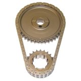 Cloyes Race Billet True Roller Timing Sets 9-3635X9 Chain and Gear Set, Premium Billet, Double Roller, Steel Sprockets, Ford, Small Block, For use with 1-Piece Fuel Pump Eccentric, Set thumbnail 1
