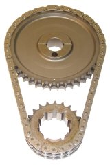 Cloyes Race Billet True Roller Timing Sets 9-3635X9-5 Chain and Gear Set, -0.005 in. Length, Double Roller, Steel Sprockets, Ford, Small Block, For use with 1-Piece Fuel Pump Eccentric, Set thumbnail 2