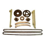 Cloyes Timing Chain Kits 9-0387SG Kit, Link Belt Style, Tensioner and Guides, Ford, Lincoln, Mercury, 4.6L, SOHC, Kit thumbnail 2