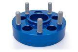 Spidertrax Off-Road Wheel Adapters WHS035 Adapters, Billet Aluminum, Blue Anodized, 1.5 in. Thick, 5 x 4.50 in. to 5 x 5 in. Bolt Pattern, Jeep, Pair thumbnail 3