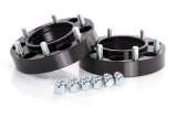 Spidertrax Off-Road 1.25 inch Wheel Spacers WHS007K Spacers, Billet Aluminum, Black Anodized, in. Thick, 6 x 5.50 in. Bolt Pattern, Toyota, Pair thumbnail 1