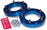 Spidertrax Off-Road 1 inch Wheel Spacers WHS001 Spacers, Billet Aluminum, Blue Anodized, 1.00 in. Thick, 5 x 5.50 in. Bolt Pattern, Suzuki, Geo, Pair thumbnail 1