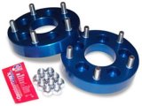 Spidertrax Off-Road Wheel Adapters WHS004 Adapters, Jeep 5 x 4.5 in. to Jeep 5 x 5.5 in. Conversion, Billet Aluminum, Blue Anodized, Pair thumbnail 1