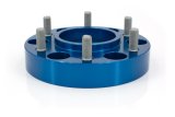 Spidertrax Off-Road 1.25 inch Wheel Spacers WHS032 Spacers, Billet Aluminum, Blue Anodized, in. Thick, 6 x 5.50 in. Bolt Pattern, Ford, Pair thumbnail 4