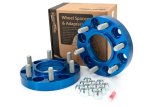 Spidertrax Off-Road 1 inch Wheel Spacers WHS034 Spacers, Billet Aluminum, Blue Anodized, 1.00 in. Thick, 6 x 5.50 in. Bolt Pattern, Toyota, Pair thumbnail 1